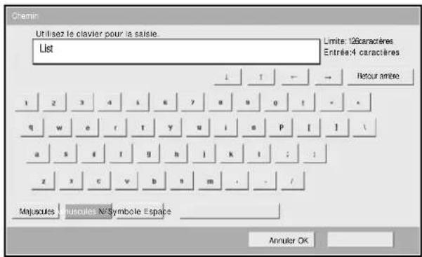 OLIVETTI d-Copia 400MF - Saisie de caractères - 2