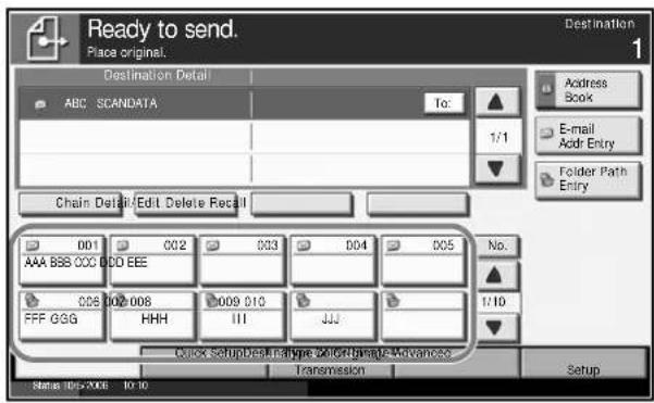 OLIVETTI d-Copia 400MF - Choosing by One-Touch Key - 1