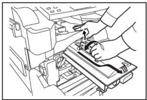 OLIVETTI d-Copia 400MF - Remplacement de la cartouche de toner et du bac de récupération de toner - 6