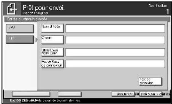 OLIVETTI d-Copia 400MF - Envoi vers dossier (FTP) - 3