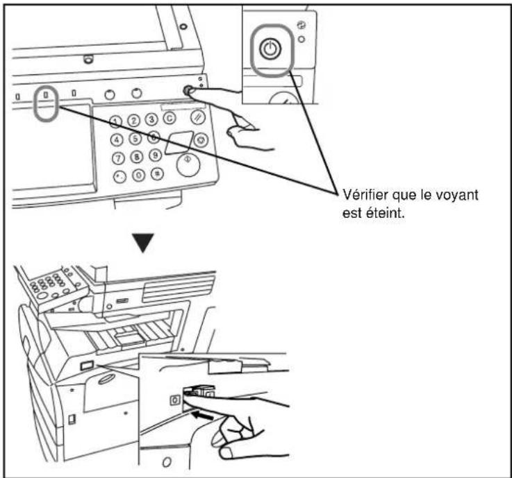 OLIVETTI d-Copia 400MF - Raccordement du câble LAN (en option) - 1
