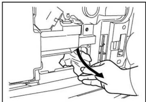 OLIVETTI d-Copia 400MF - Remove the jammed paper. - 5