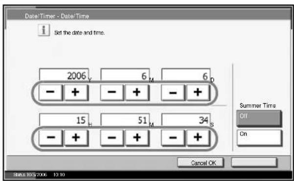 OLIVETTI d-Copia 400MF - Setting Date and Time - 5