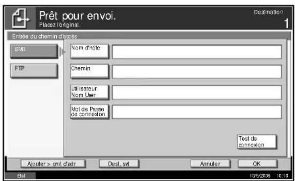 OLIVETTI d-Copia 400MF - Envoi vers dossier (SMB) - 3