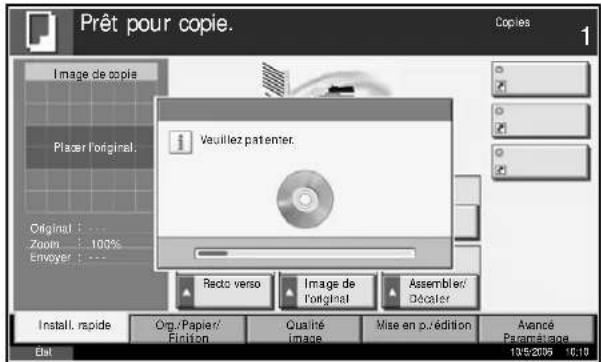 OLIVETTI d-Copia 400MF - Affichage lors d'un changement d'écran - 2