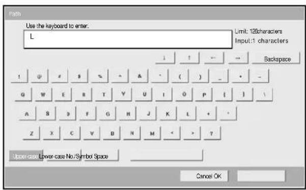 OLIVETTI d-Copia 400MF - Entering Characters - 1