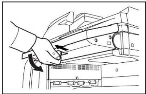 OLIVETTI d-Copia 400MF - Adjusting Operation Panel Angle - 1