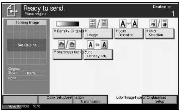OLIVETTI d-Copia 400MF - Send Screen - 4
