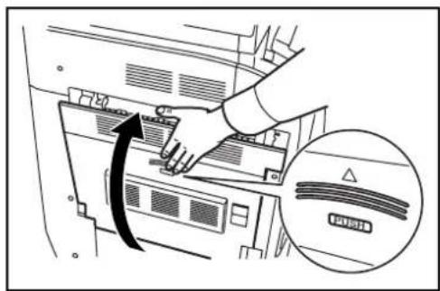 OLIVETTI d-Copia 400MF - Remove the jammed paper. - 6