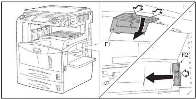 OLIVETTI d-Copia 400MF - Toner Container and Waste Toner Box Replacement - 20