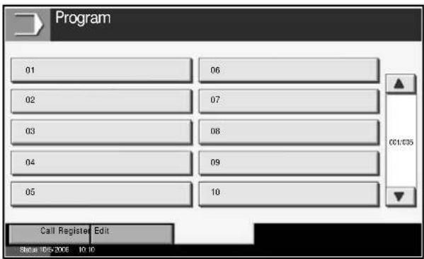 OLIVETTI d-Copia 400MF - Program Screen - 3