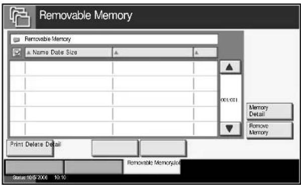 OLIVETTI d-Copia 400MF - [Removable Memory] Screen - 1