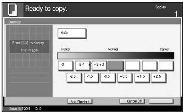 OLIVETTI d-Copia 400MF - Adjusting Density - 2