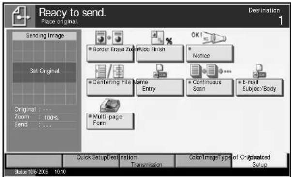 OLIVETTI d-Copia 400MF - Send Screen - 5