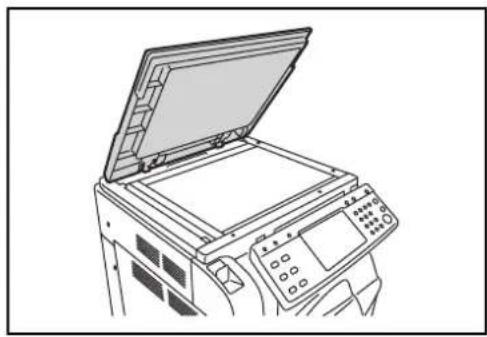 OLIVETTI d-Copia 400MF - Mise en place des originaux sur la glace d'exposition - 1