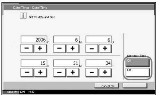 OLIVETTI d-Copia 400MF - Setting Date and Time - 4