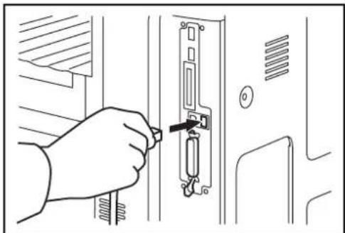 OLIVETTI d-Copia 400MF - Connecting LAN Cable (Optional) - 2