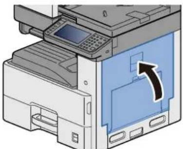 OLIVETTI d-Copia 255MF - Pousser le capot droit 1. - 1