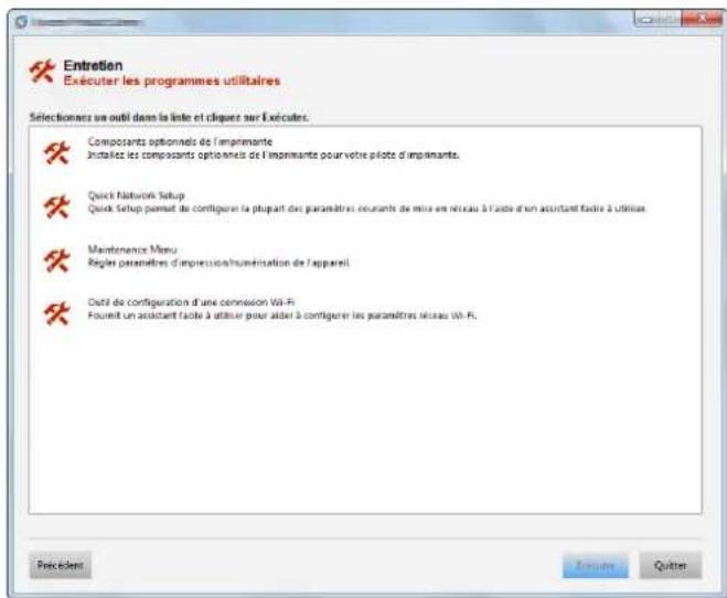 OLIVETTI d-Copia 255MF - [Outil de configuration d'une connexion Wi-Fi] > [OK] - 1