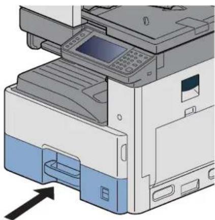 OLIVETTI d-Copia 255MF - Repousser doucement le magasin à l'intérieur. - 1