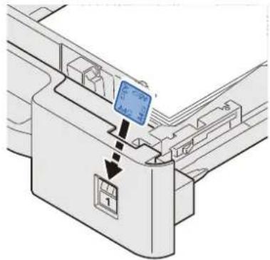 OLIVETTI d-Copia 255MF - Insérer des feuilles du format de papier - 1