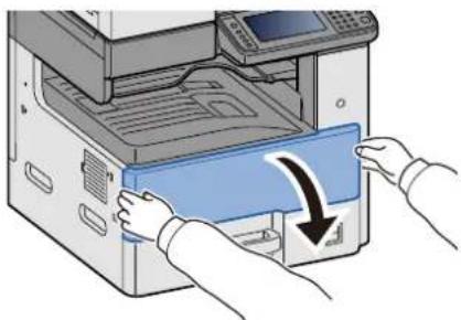 OLIVETTI d-Copia 255MF - Ouvrir le capot avant. - 1