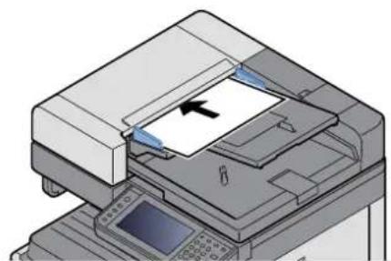 OLIVETTI d-Copia 255MF - Mettre en place les originaux. - 1