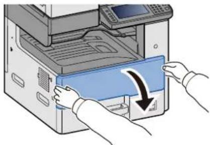 OLIVETTI d-Copia 255MF - Ouvrir le capot avant. - 1