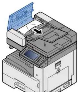 OLIVETTI d-Copia 255MF - Ouvrir le capot avant et-retirer le papier coince. - 1