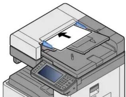 OLIVETTI d-Copia 255MF - Mettre en place les originaux. - 1