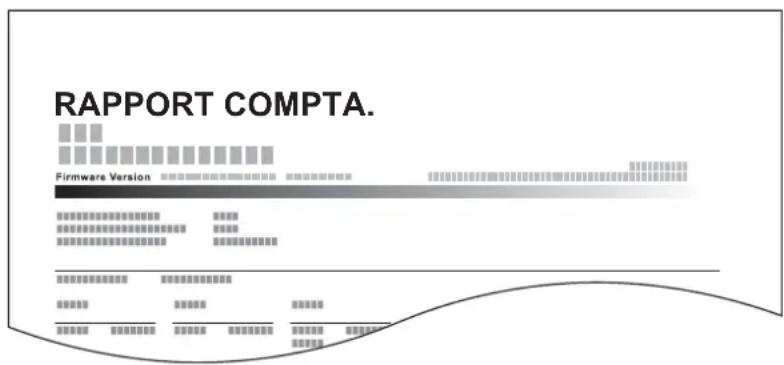 OLIVETTI d-Copia 255MF - Impr. rapport compteurs - 1