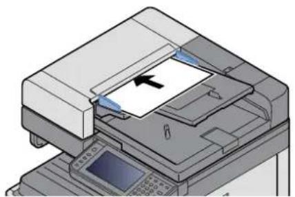 OLIVETTI d-Copia 255MF - Mettre en place les originaux. - 1
