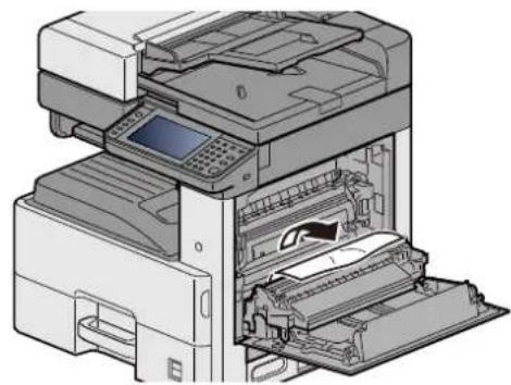 OLIVETTI d-Copia 255MF - Retirer le papier coince. - 1