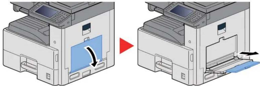 OLIVETTI d-Copia 255MF - Ouvrir le bac MF. - 1