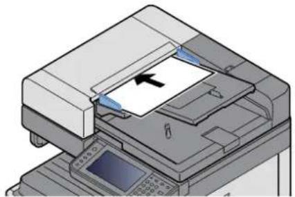 OLIVETTI d-Copia 255MF - Mettre en place les originaux. - 1