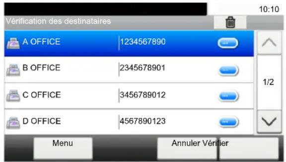 OLIVETTI d-Copia 255MF - Conf. dest. avant envoi (8-24) - 1