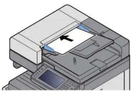 OLIVETTI d-Copia 255MF - Mettre en place les originaux. - 1