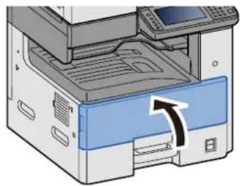 OLIVETTI d-Copia 255MF - Refermer le capot avant. - 1