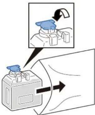 OLIVETTI d-Copia 255MF - Placer les cartouches de toner dans le sachet en plastique. - 1