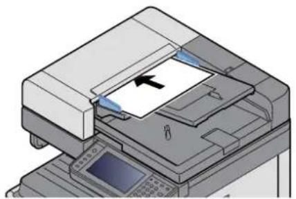 OLIVETTI d-Copia 255MF - Mettre en place les originaux. - 1