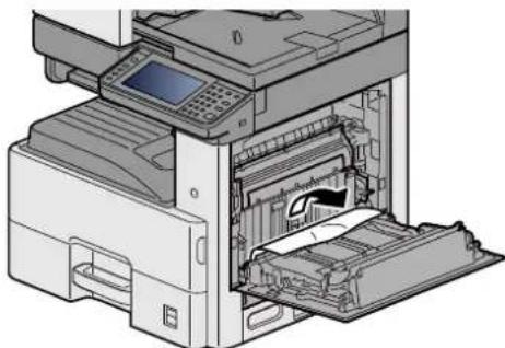OLIVETTI d-Copia 255MF - Retirer le papier coince. - 1