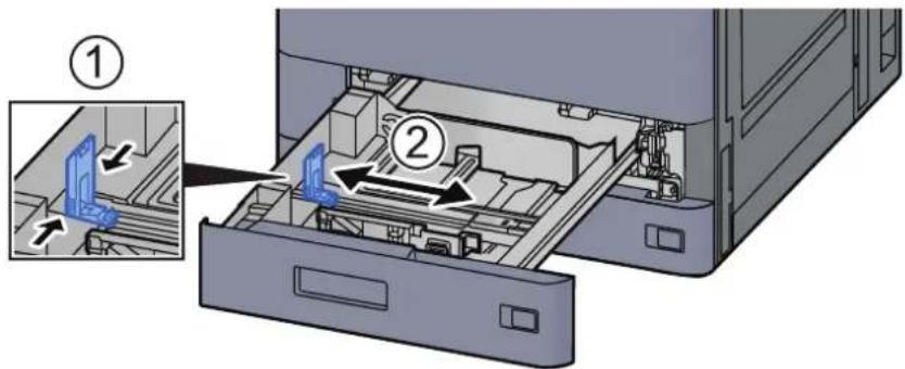 OLIVETTI d-Color MF3555 - Retirer le guide d'alimentation d'enveloppe. - 4