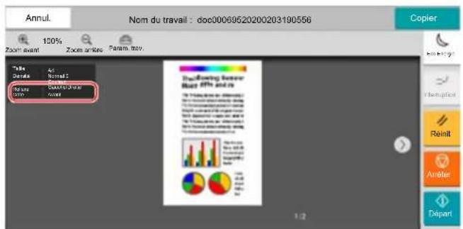 OLIVETTI d-Color MF3555 - Impression recto verso - 1