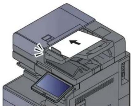 OLIVETTI d-Color MF3555 - Envoi d'un document vers un dossier sur un serveur FTP - 1