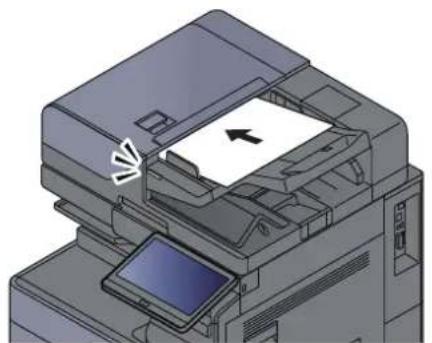 OLIVETTI d-Color MF3555 - Mettre en place les originaux. - 1