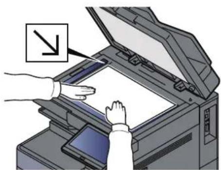 OLIVETTI d-Color MF3555 - Mettre en place les originaux. - 2