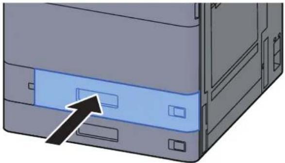 OLIVETTI d-Color MF3555 - Repousser doucement le magasin à l'intérieur. - 1