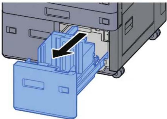 OLIVETTI d-Color MF3555 - Sortir entièrement le magasin de la machine. - 1