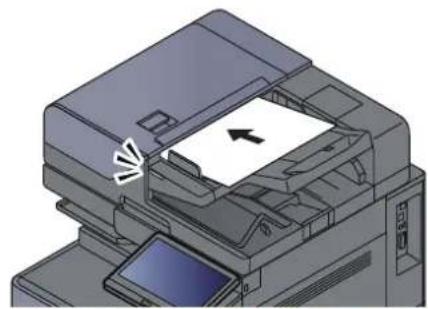OLIVETTI d-Color MF3555 - Exécution de la numérisation WSD - 1