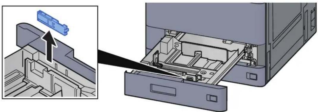OLIVETTI d-Color MF3555 - Retirer le guide d'alimentation d'enveloppe. - 1